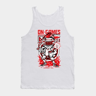 On Game street art monster design Tank Top